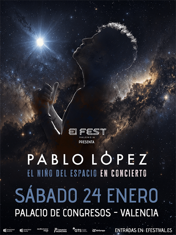 E! Fest Valencia acogerá, el 24 de enero, una de las primeras citas de la nueva gira de Pablo López