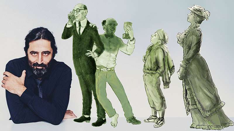 El escultor Alfredo Llorens realizará las tres primeras obras de la ruta de personajes literarios y cinematográficos de Valencia