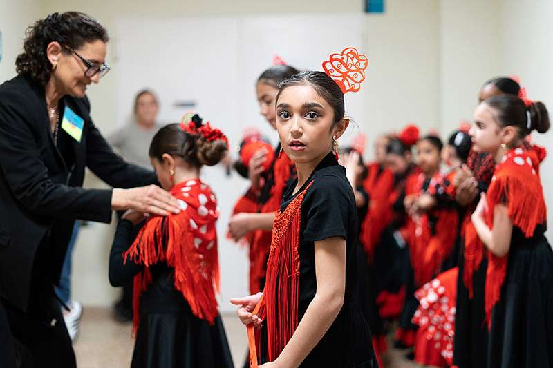 Espai LaGranja celebra el Día Mundial del Flamenco llevándolo a las aulas 