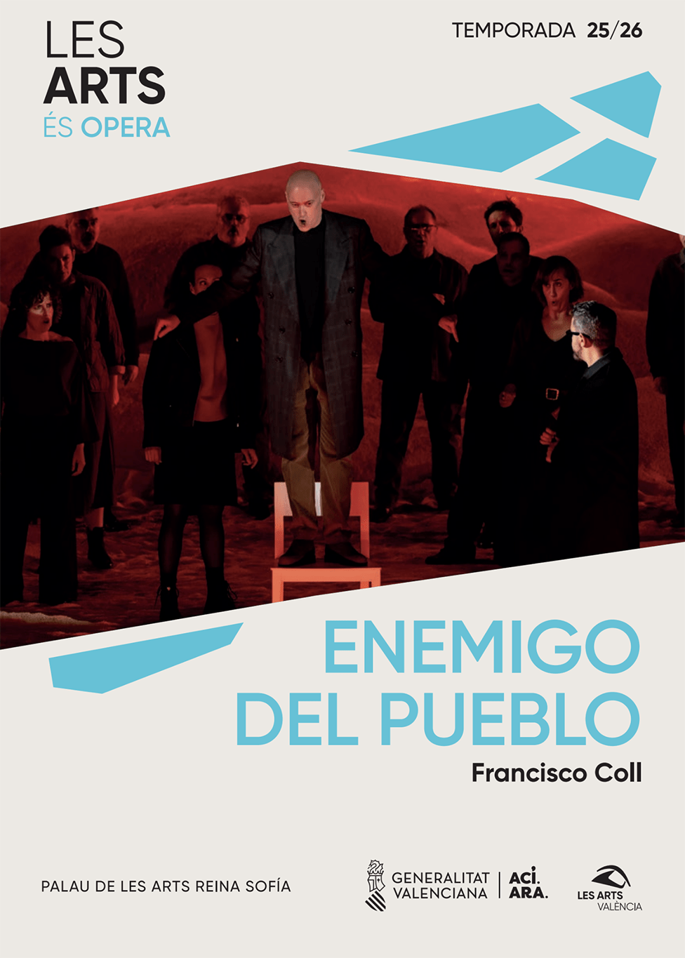 Francisco Coll y Àlex Rigola firman “Enemigo del pueblo”, el primer estreno mundial de Les Arts