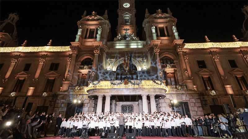 La Navidad comienza hoy en Valencia con el espectáculo de música, pólvora y luces La Música encén el Nadal