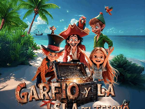“GARFIO Y LA ISLA DEL TESORO”- Un musical para toda la familia