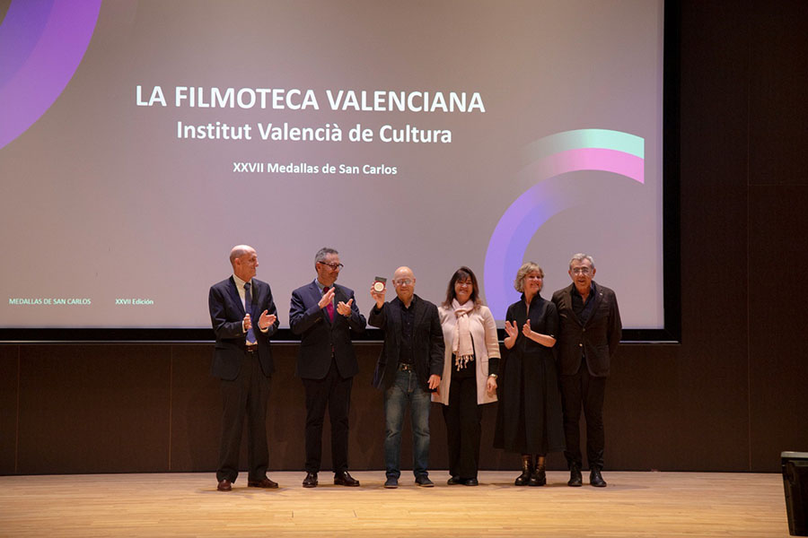 La Filmoteca Valenciana recibe la Medalla de San Carlos de la Facultad de Bellas Artes de la UPV
