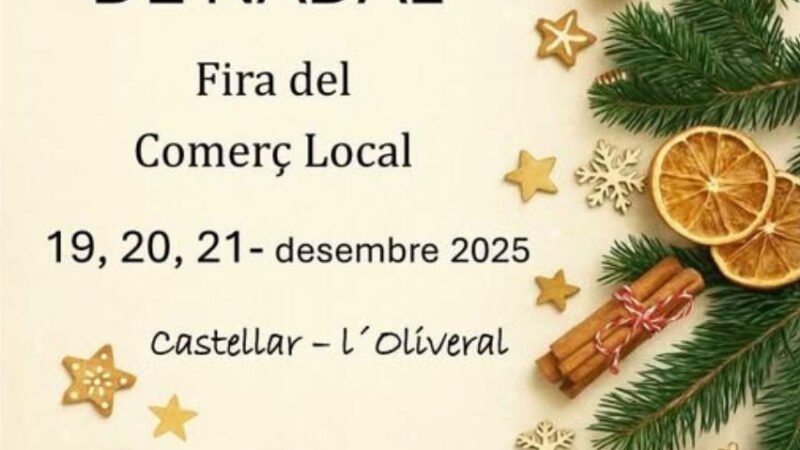La pedanía de Castellar-l’Oliveral celebra el II Mercat de Nadal con actividades familiares y apoyo al comercio local