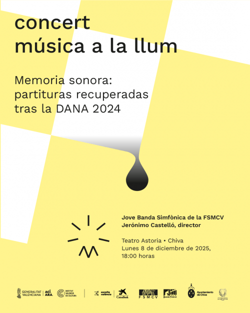 Música a la Llum dedica su concierto anual a compositores de localidades afectadas por la dana