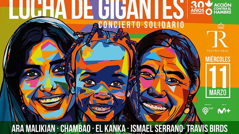 Ara Malikian, El Kanka e Ismael Serrano, nuevos artistas confirmados para el concierto solidario Lucha de Gigantes en el Teatro Real