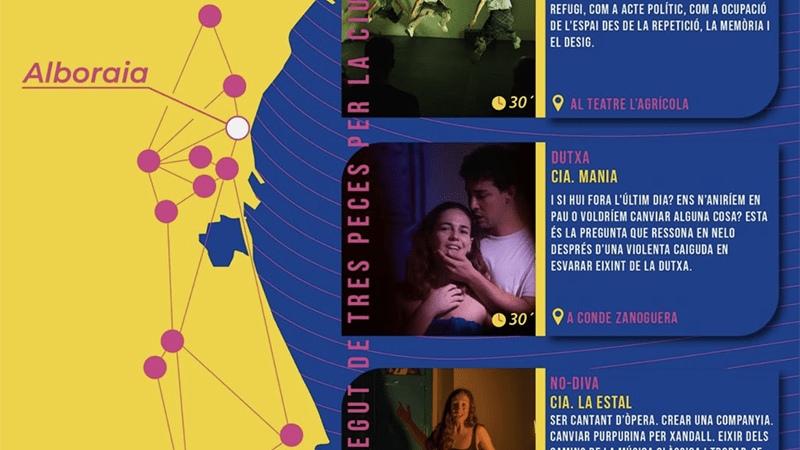 Via Escènica llega a Alboraya con RELÈ, NO DIVA y DUTXA