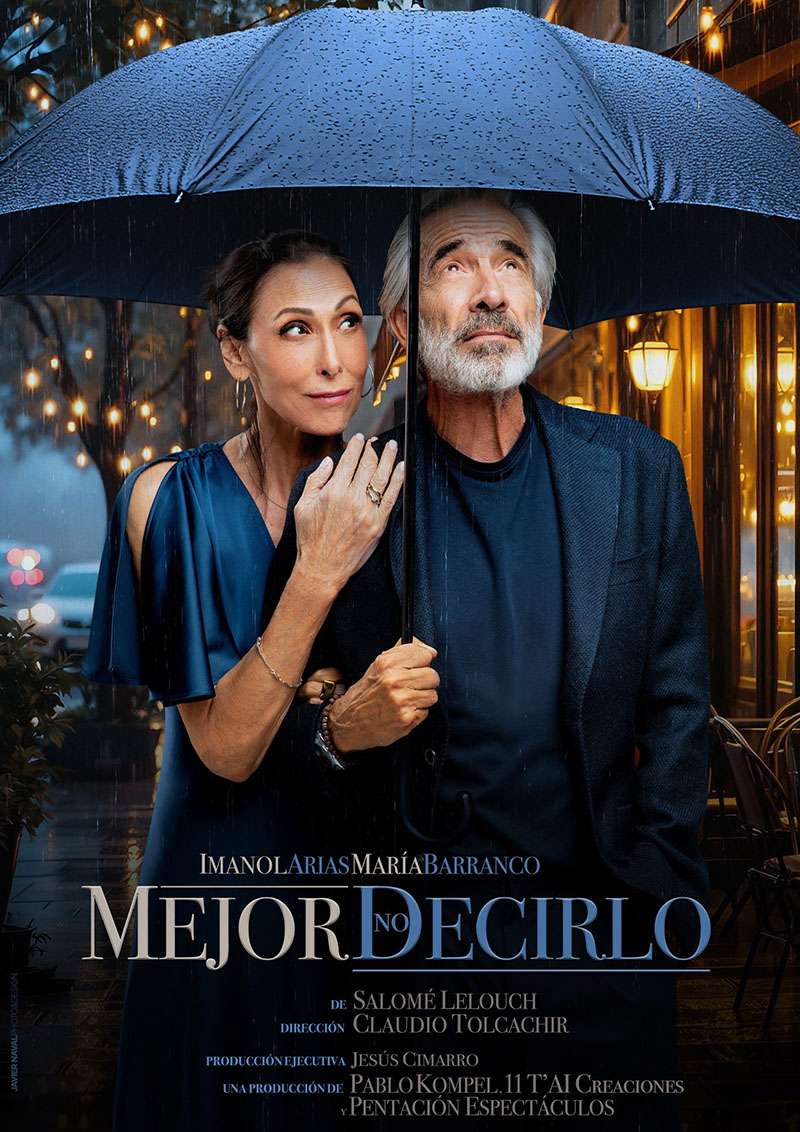 Imanol Arias y María Barranco juntos en “Mejor no decirlo”