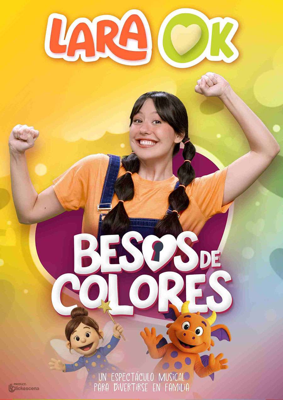 El musical familiar ‘Besos de Colores’ de Lara OK recorre España con su gira nacional