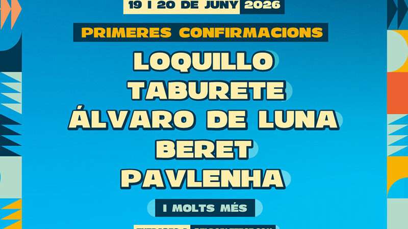 Loquillo, Taburete, Álvaro de Luna y Beret, confirmados en la segunda edición de Del Poble Fest