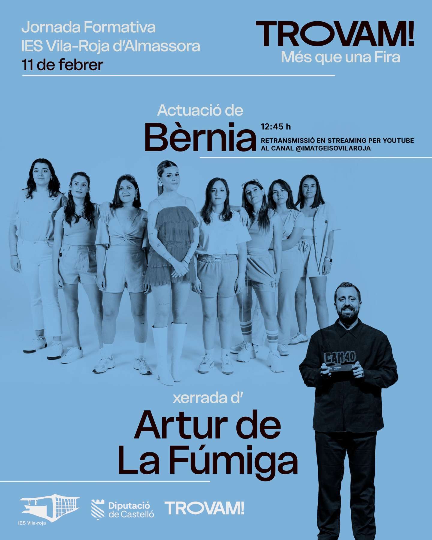 La Fúmiga y Bèrnia participan en una jornada formativa en el IES Vila-Roja de Almassora