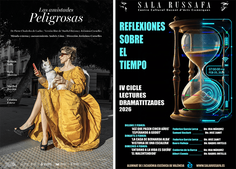 El tiempo como materia elástica en un ciclo de lecturas dramatizadas y en una versión de Las amistades peligrosas que conecta pasado y presente