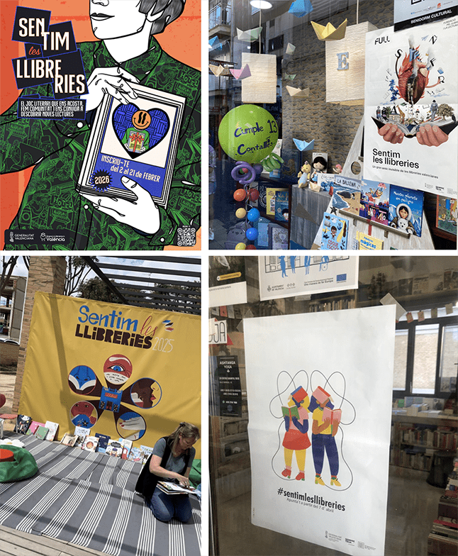 Sentim les Llibreries celebra un año más poniendo en el centro la lectura y las librerías de barrio