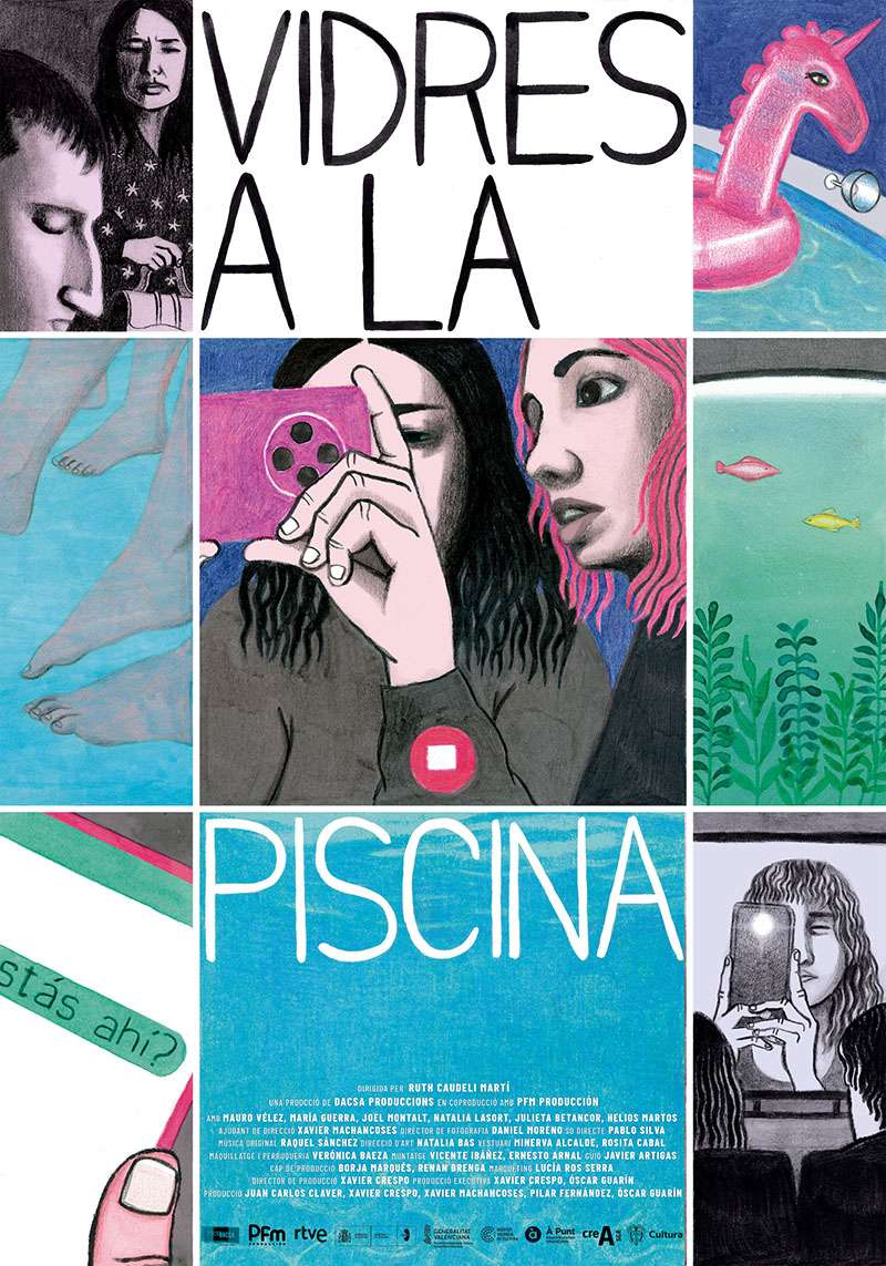 La Premio Nacional de Cómic Ana Penyas firma el cartel del thriller dramático ‘Vidres a la piscina’ 