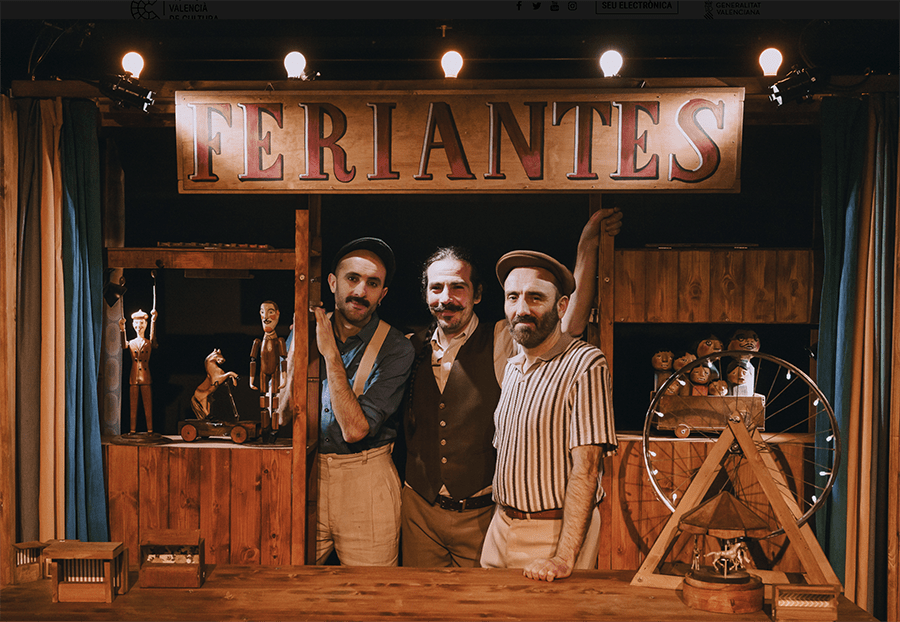 El IVC celebra el Día Mundial del Teatro en el Arniches de Alicante con ‘Feriantes’ de El Patio Teatro y el Centro Dramático Nacional
