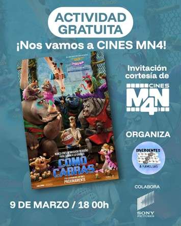 Los Cines MN4 organizan una sesión especial de cine adaptada para personas con necesidades especiales