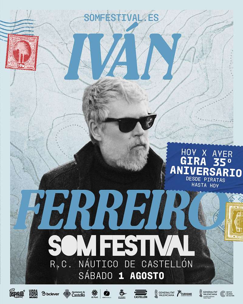 Iván Ferreiro, confirmado del SOM Festival Castellón 2026