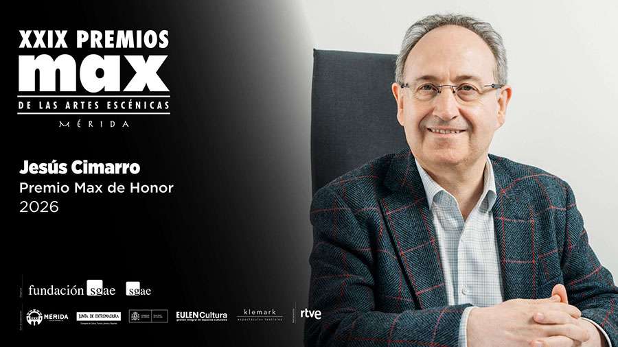 Jesús Cimarro, Premio Max de honor 2026