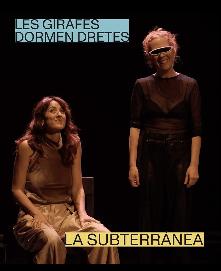 El Teatre Rialto programa ‘Les girafes dormen dretes’, de la compañía valenciana La subterránea