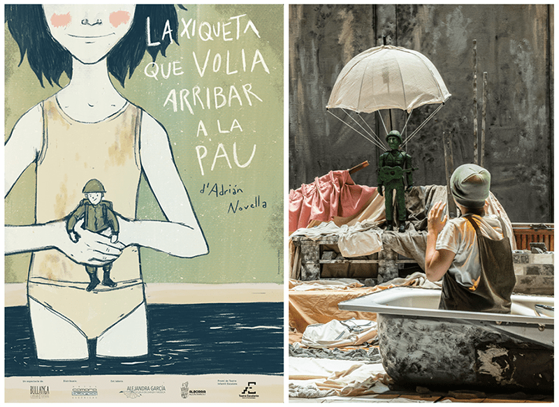 Una conmovedora historia sobre la infancia y la esperanza: Sala Off Kids cierra su programación con “La xiqueta que volia arribar a la pau”