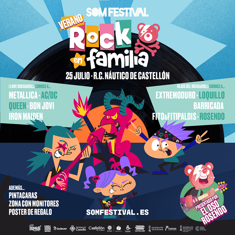 SOM Festival suma a su programación una jornada remember y una gran cita familiar dedicada al rock