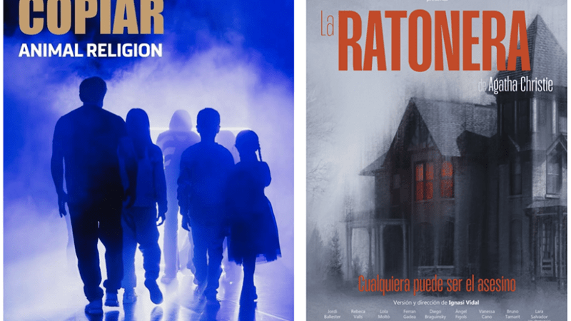 El Teatro Principal de Castellón ofrece el espectáculo familiar ‘Copiar’, de la compañía Animal Religion, y ‘La ratonera’, el clásico de Agatha Christie