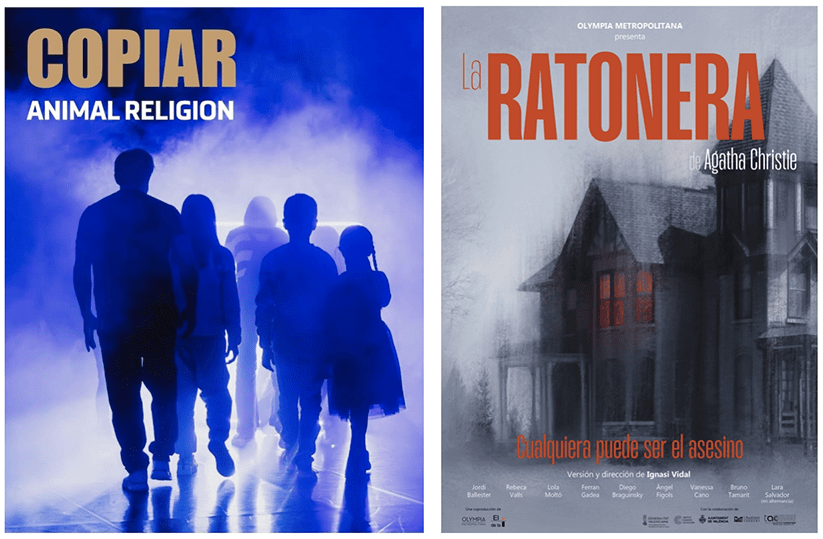 El Teatro Principal de Castellón ofrece el espectáculo familiar ‘Copiar’, de la compañía Animal Religion, y ‘La ratonera’, el clásico de Agatha Christie