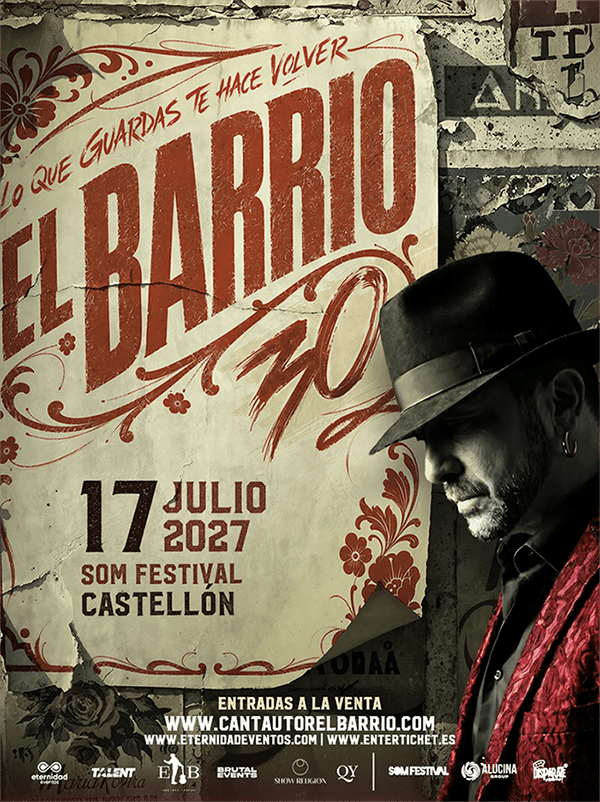 El Barrio regresa a Castellón y se convierte en el primer artista confirmado de SOM Festival 2027