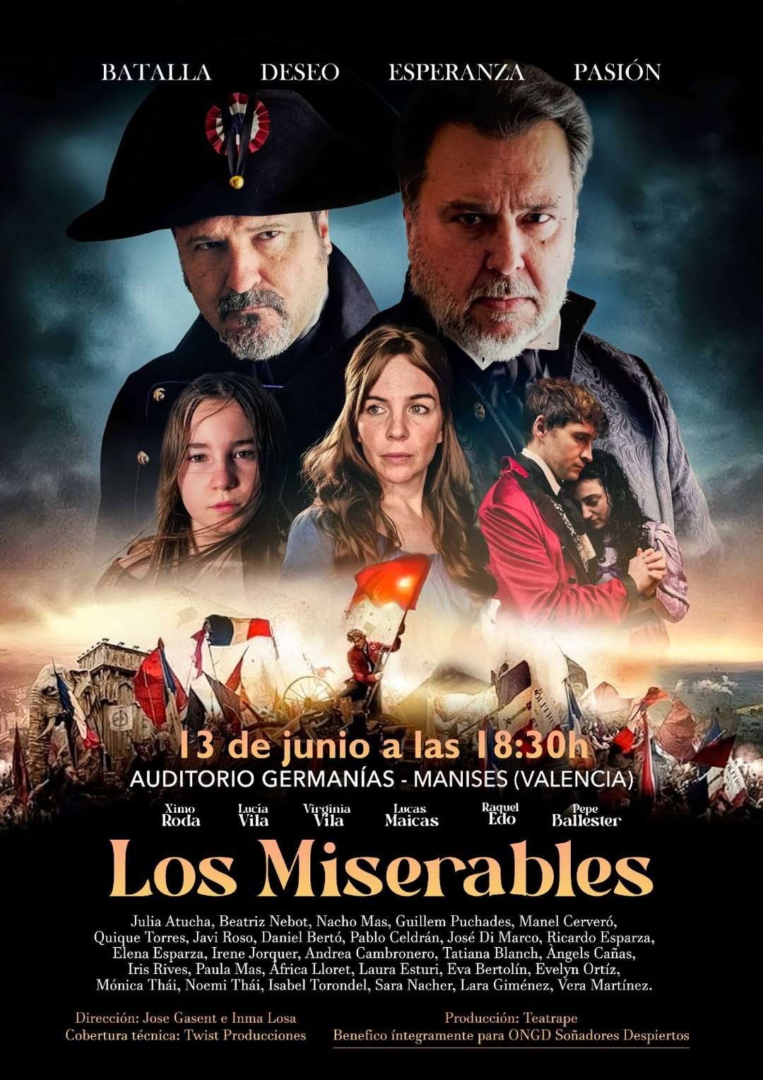 Los Miserables en Manises