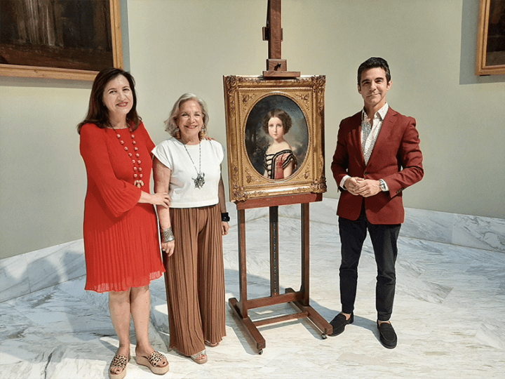 El Museo de Bellas Artes de Valencia recibe la donación de una pintura de Federico de Madrazo por la Asociación de Amigos del Museo