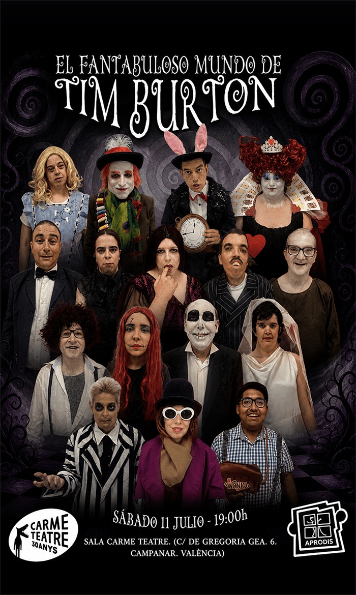 El Fantabuloso Mundo de Tim Burton – Carme Teatre
