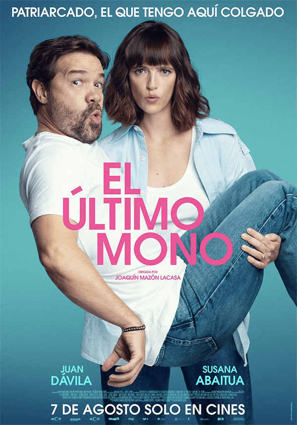 «EL ÚLTIMO MONO», PROTAGONIZADA POR JUAN DÁVILA Y SUSANA ABAITUA, LLEGA A LOS CINES EL 7 DE AGOSTO 