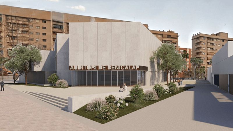 El nuevo Auditori de Benicalap incorporará soluciones acústicas avanzadas para conciertos y ensayos de gran formato