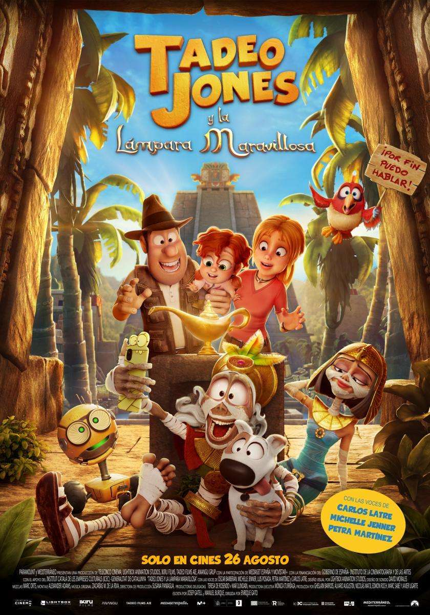 ENRIQUE GATO PRESENTA «TADEO JONES Y LA LÁMPARA MARAVILLOSA» EN KINEPOLIS VALENCIA