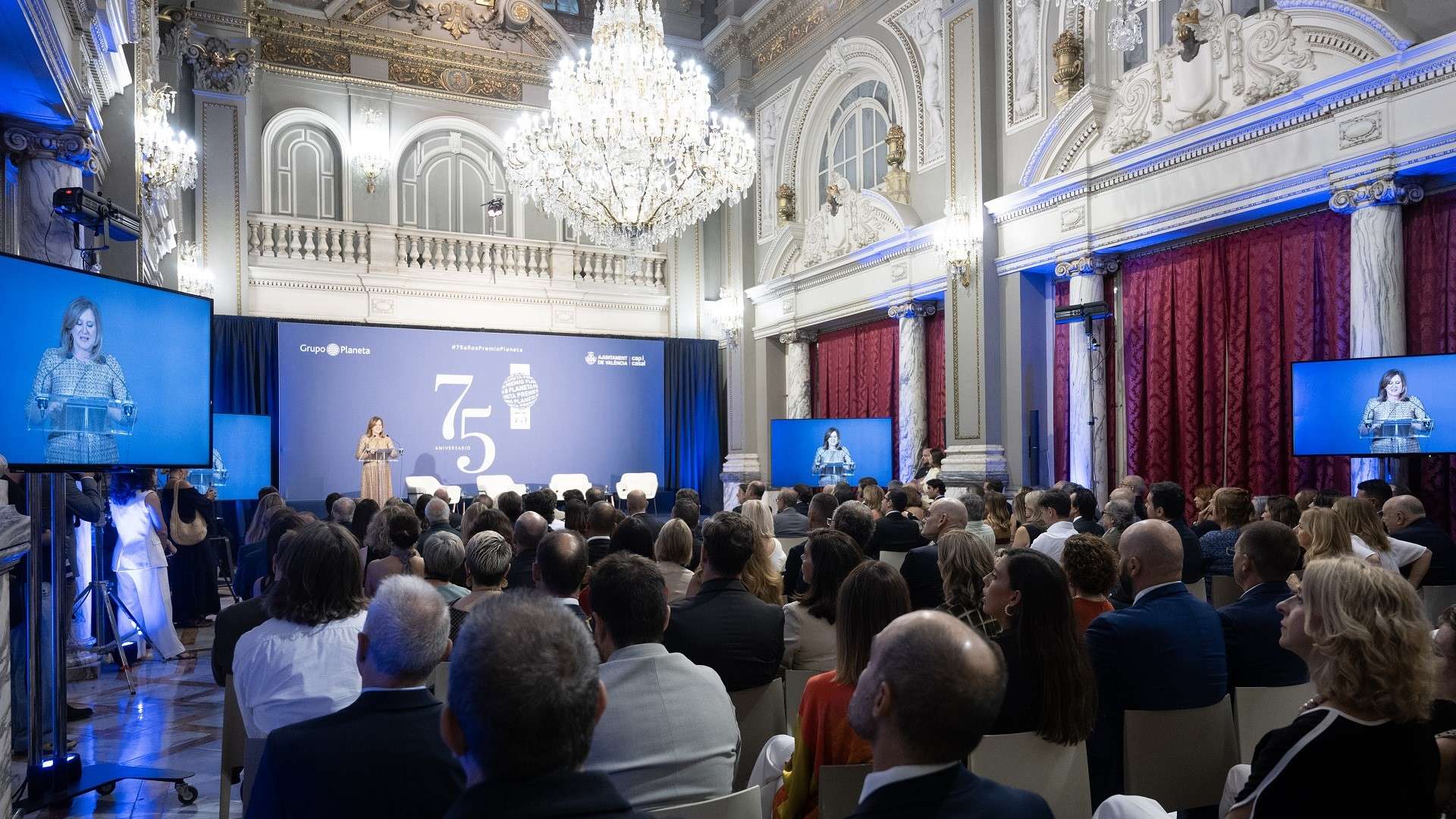 El Salón de Cristal acoge la celebración del 75 aniversario del Premio Planeta