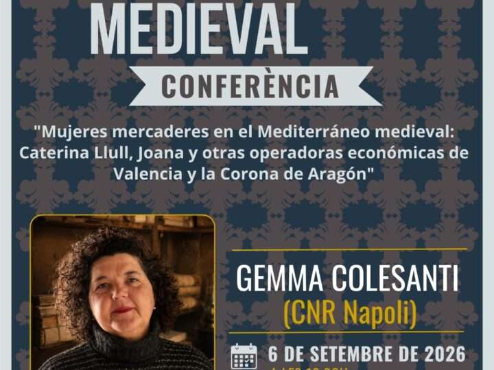 Gemma Colesanti lleva las mujeres de negocio medievales de la Corona de Aragón a la Valldigna