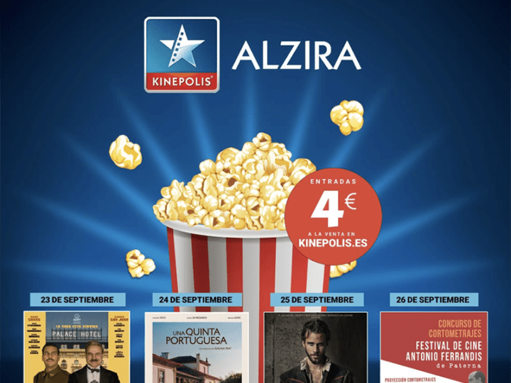 LA IV EDICIÓN DEL FESTIVAL DE CINE VALENCIANO DE KINÉPOLIS ALZIRA VUELVE A REUNIR A LOS MEJORES LARGOMETRAJES HECHOS EN LA COMUNITAT