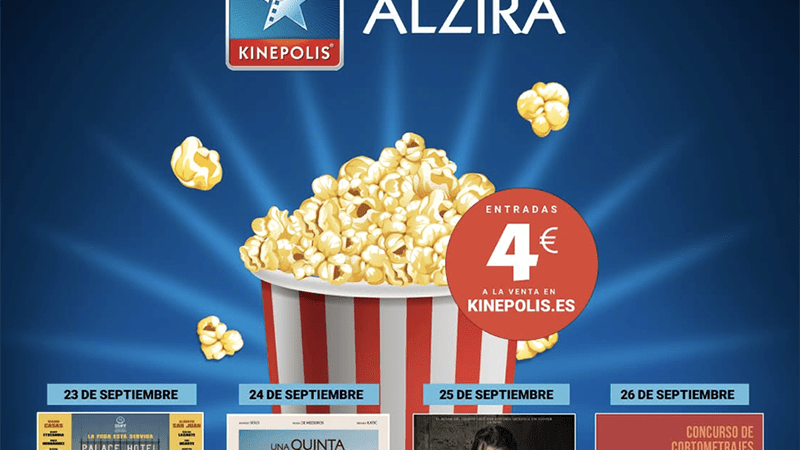 LA IV EDICIÓN DEL FESTIVAL DE CINE VALENCIANO DE KINÉPOLIS ALZIRA VUELVE A REUNIR A LOS MEJORES LARGOMETRAJES HECHOS EN LA COMUNITAT
