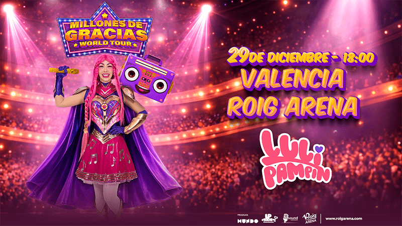 Luli Pampín en Valencia con “MILLONES DE GRACIAS“