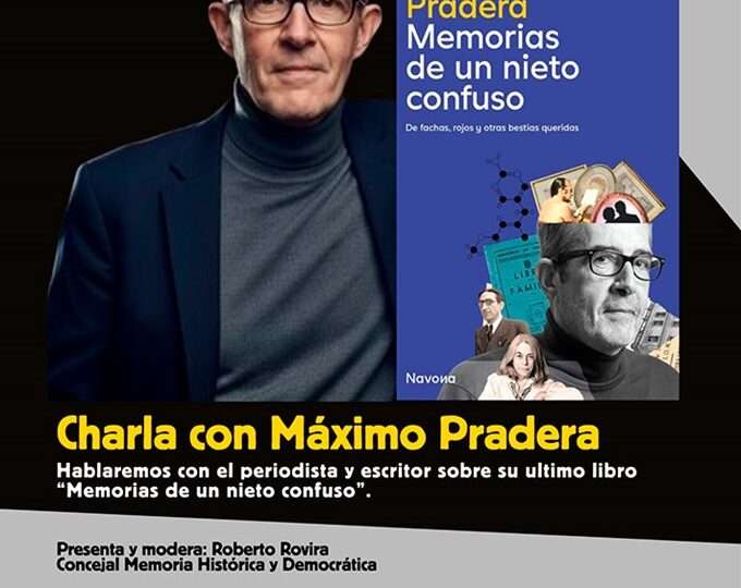 El periodista Máximo Pradera presenta ‘Memorias de un nieto confuso’