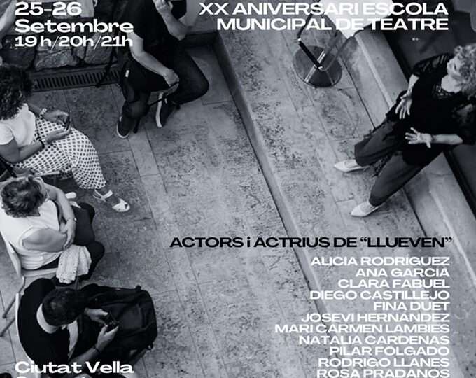 La Escuela Municipal de Teatro de Sagunto presenta ‘Patis y Terrasses’