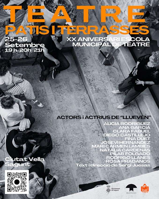 La Escuela Municipal de Teatro de Sagunto presenta ‘Patis y Terrasses’