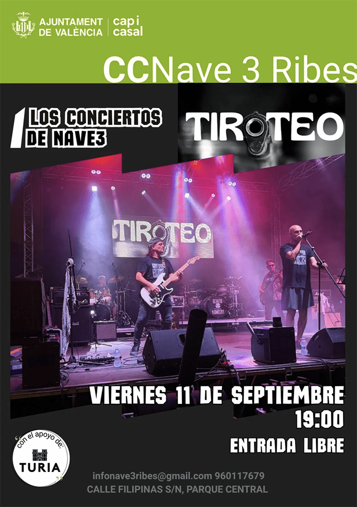 TIROTEO regresa a CC Nave 3 Ribes
