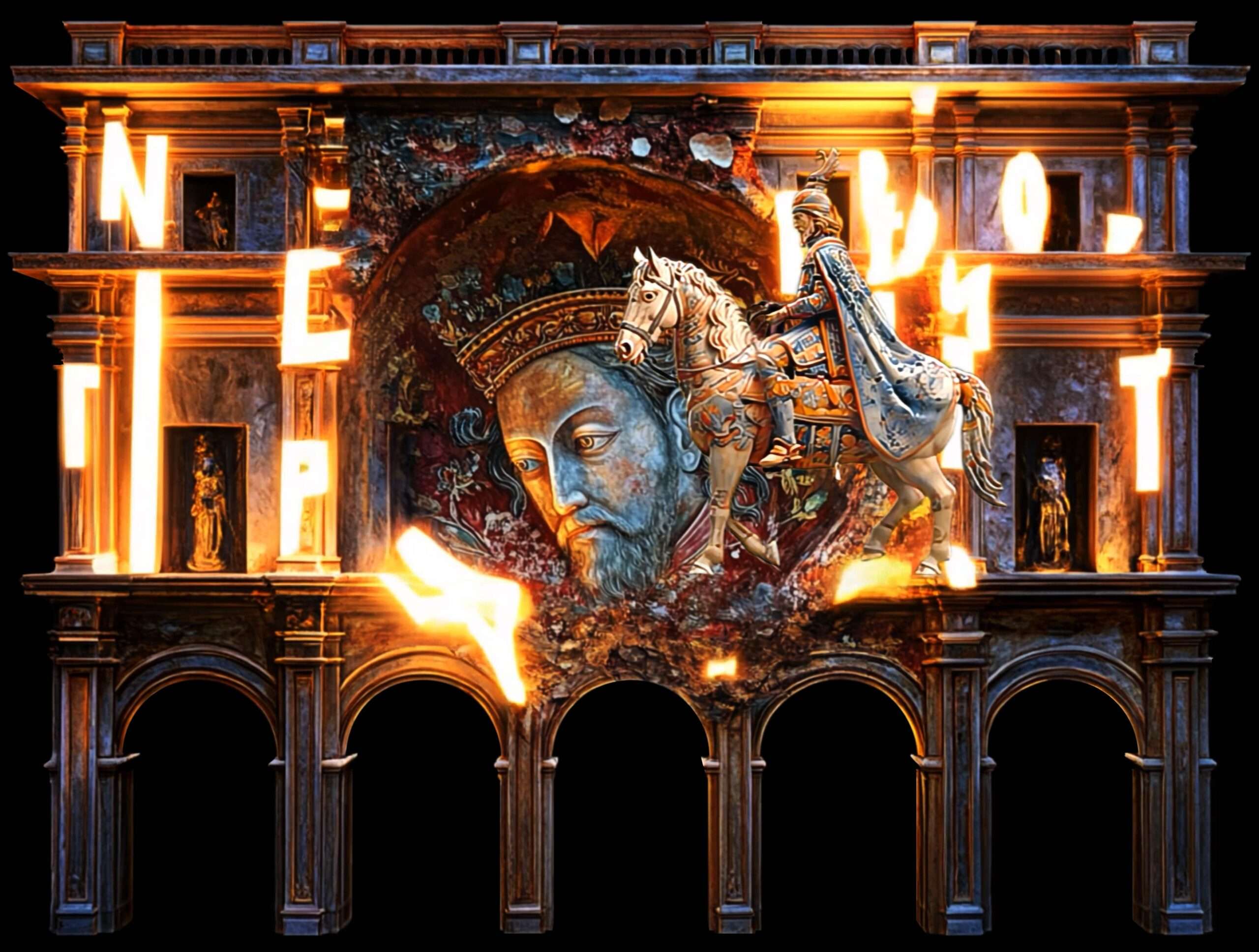El Consorci de Museus inicia las celebraciones del 775 aniversario de Castellón de la Plana con un ‘videomapping’ sobre la fachada del Ayuntamiento