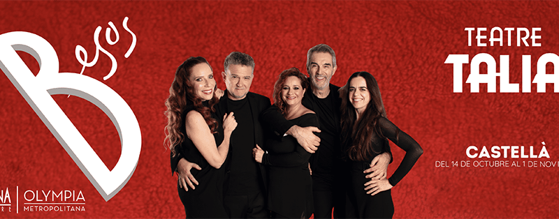 Albena Teatre estrena la versión en castellano de «Besos» en el Teatre Talia