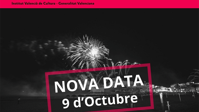 El Institut Valencià de Cultura programa el espectáculo piromusical de Peñíscola para la noche del 9 d’Octubre