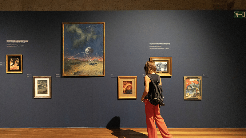 El Centre del Carme programa una visita especial a la exposición de José Segrelles centrada en el género de terror con motivo de Halloween