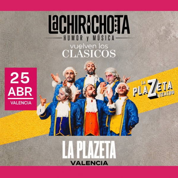 LA CHIRICHOTA, humor y música en Teatro La Plazeta